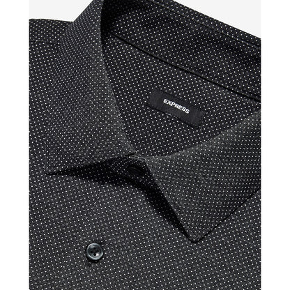 Slim Mini Dot Stretch Modern Tech 1MX Dress Shirt