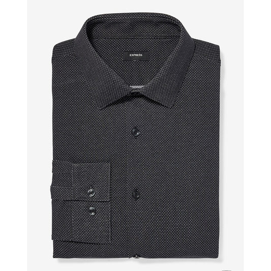 Slim Mini Dot Stretch Modern Tech 1MX Dress Shirt