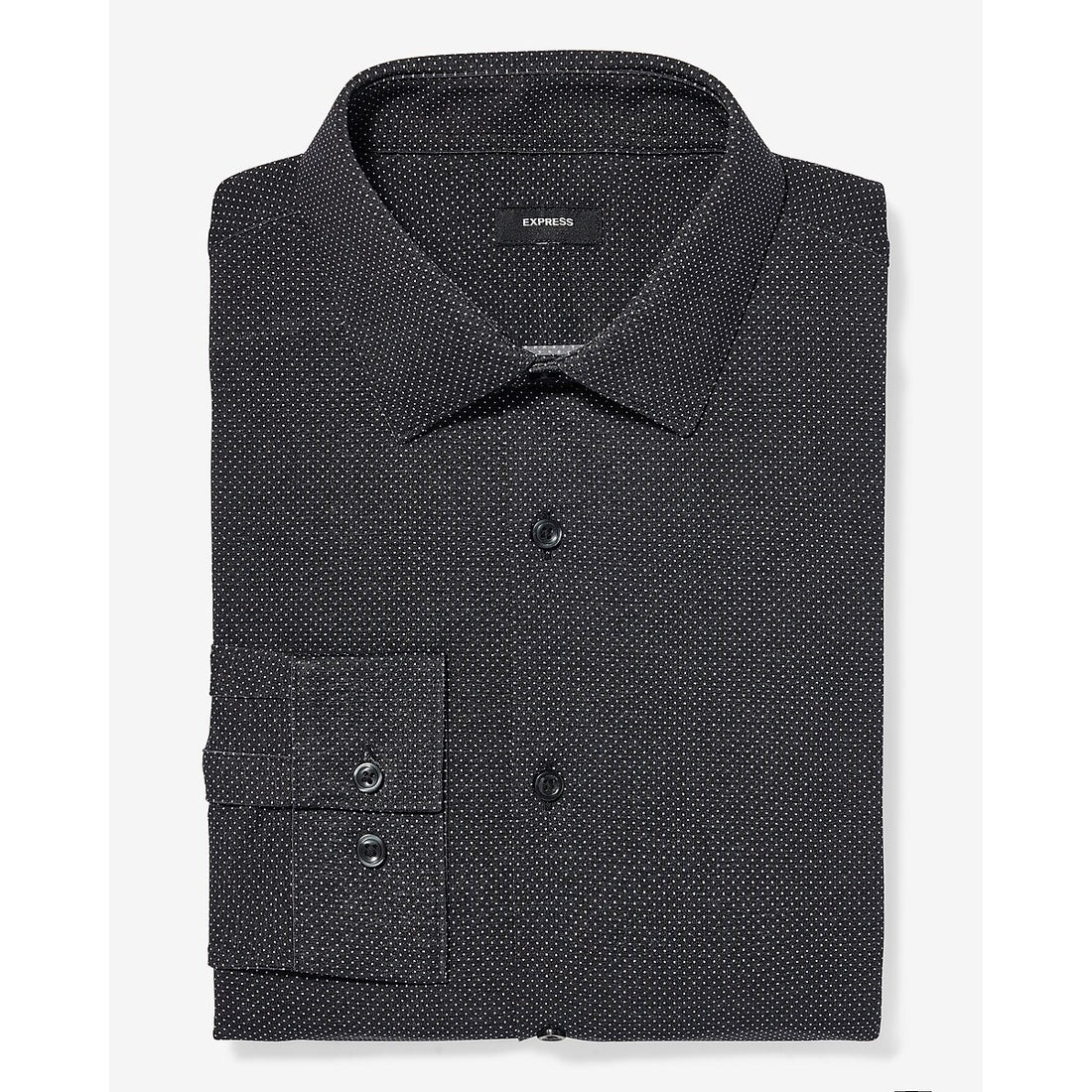 Slim Mini Dot Stretch Modern Tech 1MX Dress Shirt