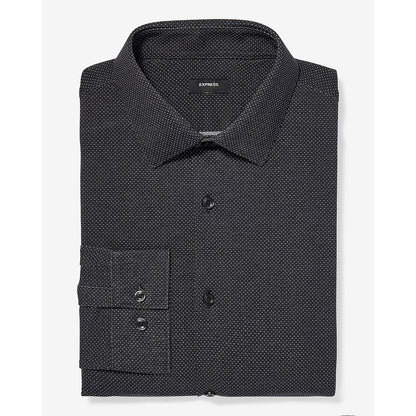 Slim Mini Dot Stretch Modern Tech 1MX Dress Shirt