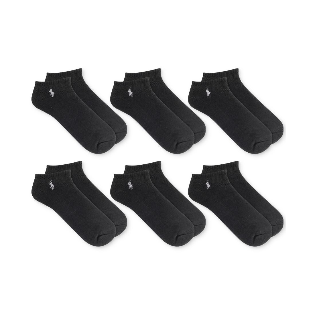 Polo Ralph Lauren Men's 6-Pack Performance Sport Low Cut Socks