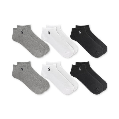 Polo Ralph Lauren Men's 6-Pack Performance Sport Low Cut Socks
