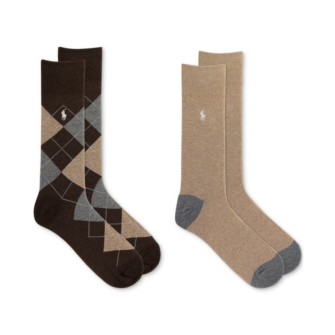 Polo Ralph Lauren Men's Argyle Slack Socks, 2-Pack