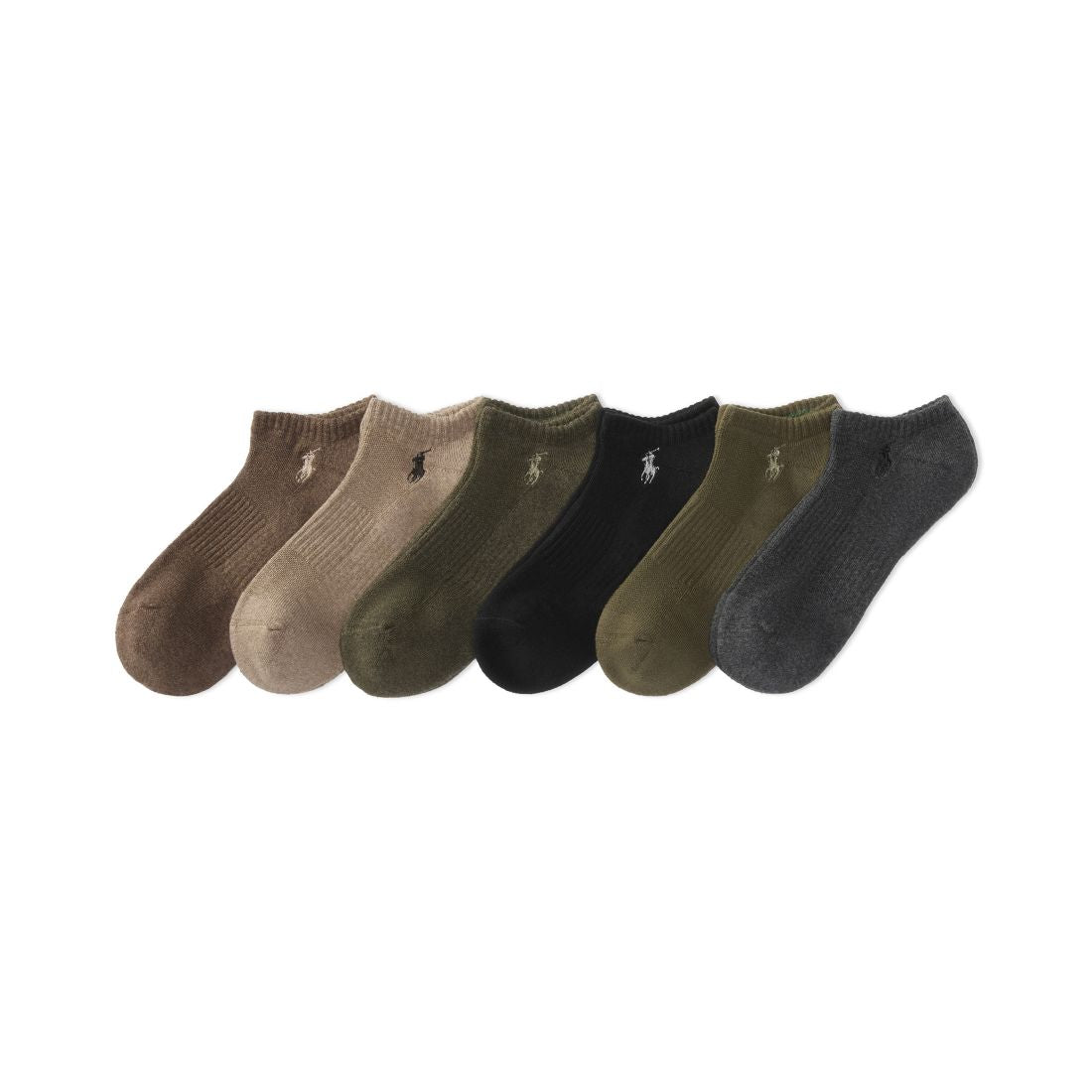 Polo Ralph Lauren Men's 6-Pack Performance Sport Low Cut Socks
