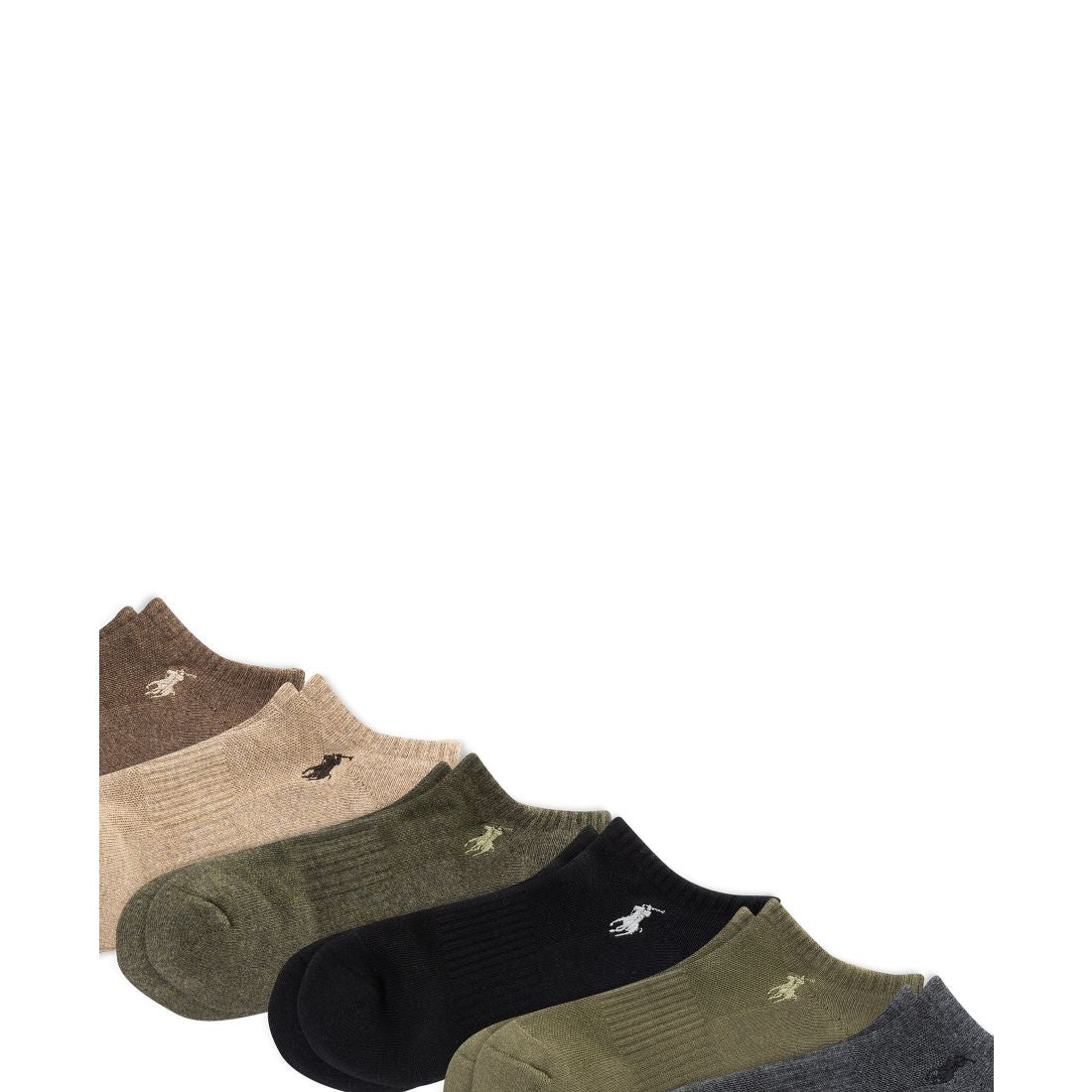 Polo Ralph Lauren Men's 6-Pack Performance Sport Low Cut Socks