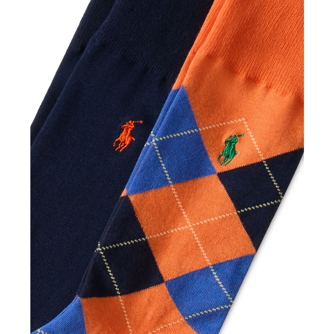 Polo Ralph Lauren Men's Argyle Slack Socks, 2-Pack
