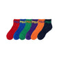 Polo Ralph Lauren Men's Color Logo Quarter Socks, 6-Pack