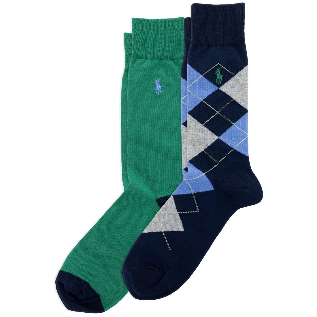 Polo Ralph Lauren Men's Argyle Slack Socks, 2-Pack