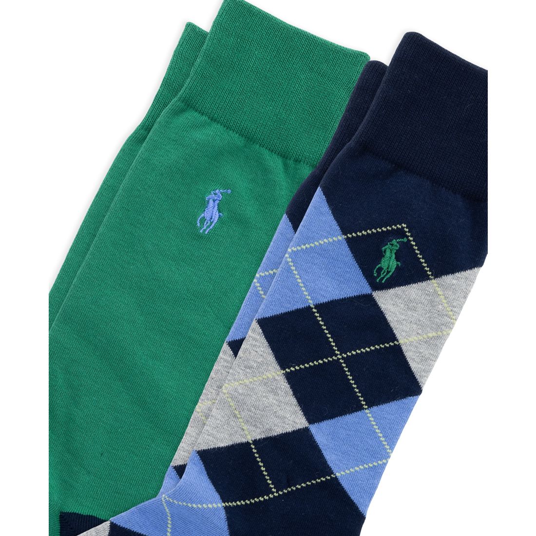 Polo Ralph Lauren Men's Argyle Slack Socks, 2-Pack
