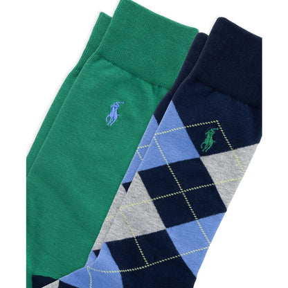 Polo Ralph Lauren Men's Argyle Slack Socks, 2-Pack