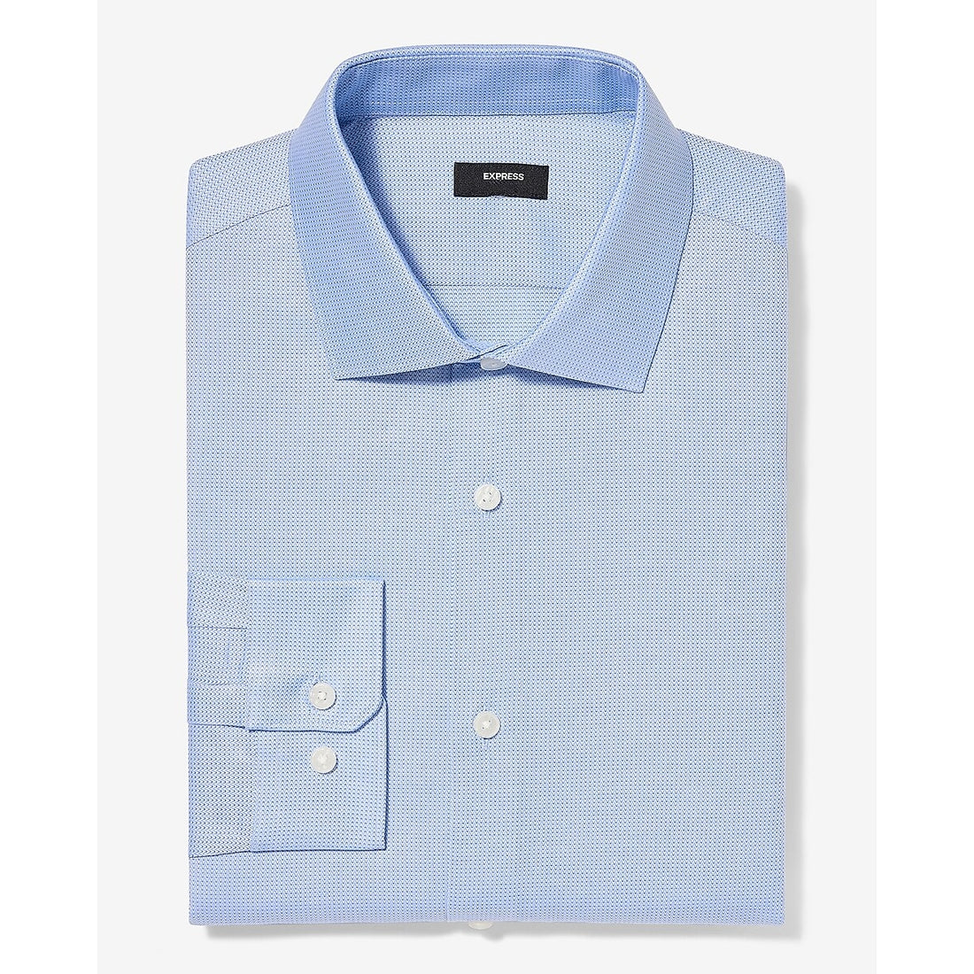 Slim Mini Textured Dobby Cotton Stretch 1MX Dress Shirt