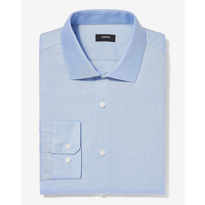 Slim Mini Textured Dobby Cotton Stretch 1MX Dress Shirt