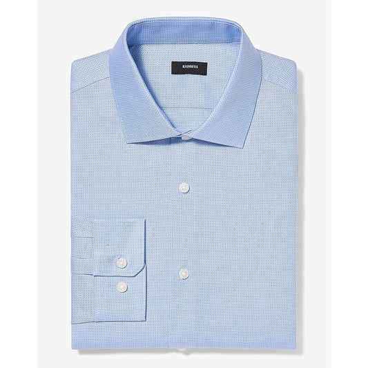 Slim Mini Textured Dobby Cotton Stretch 1MX Dress Shirt