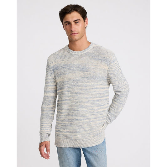 Marled Lightweight Cotton-Blend Sweater
