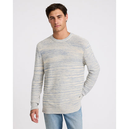 Marled Lightweight Cotton-Blend Sweater