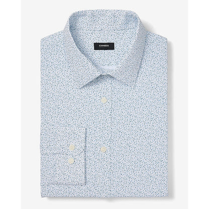 Slim Mini Floral Wrinkle-Resistant Everyday Performance Dress Shirt