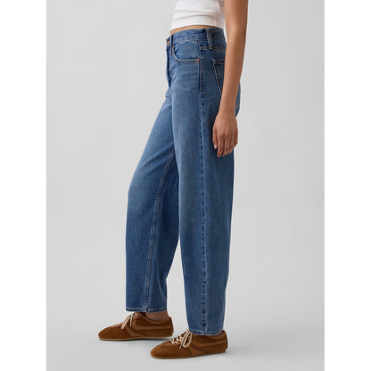 Women's High Rise Barrel Jeans