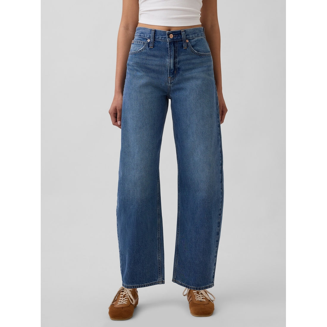 Women's High Rise Barrel Jeans