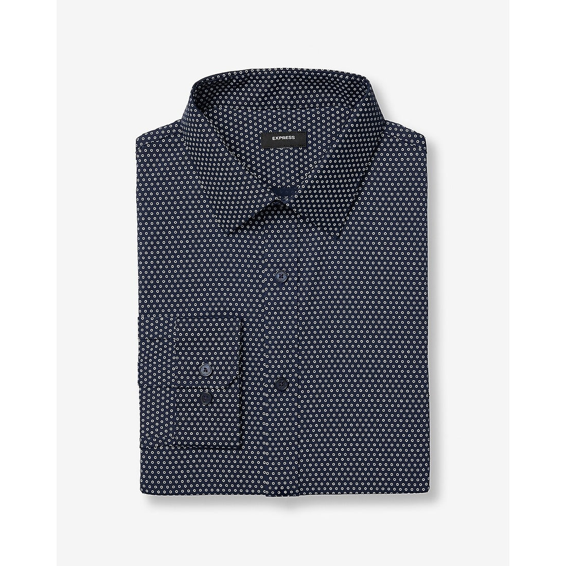 Slim Mini Dot Wrinkle-Resistant Everyday Performance Dress Shirt