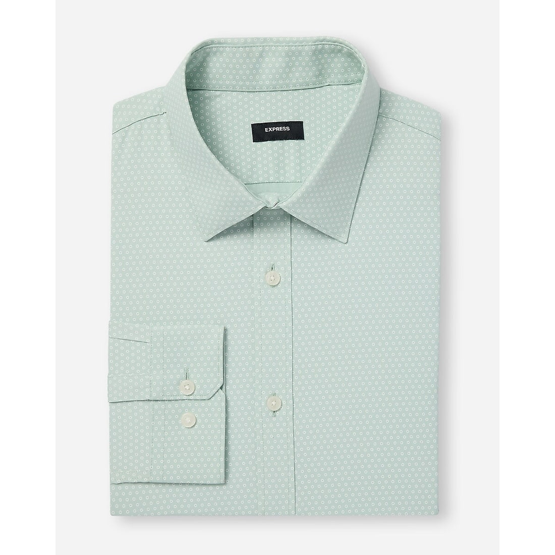 Slim Mini Dot Wrinkle-Resistant Everyday Performance Dress Shirt