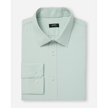 Slim Mini Dot Wrinkle-Resistant Everyday Performance Dress Shirt