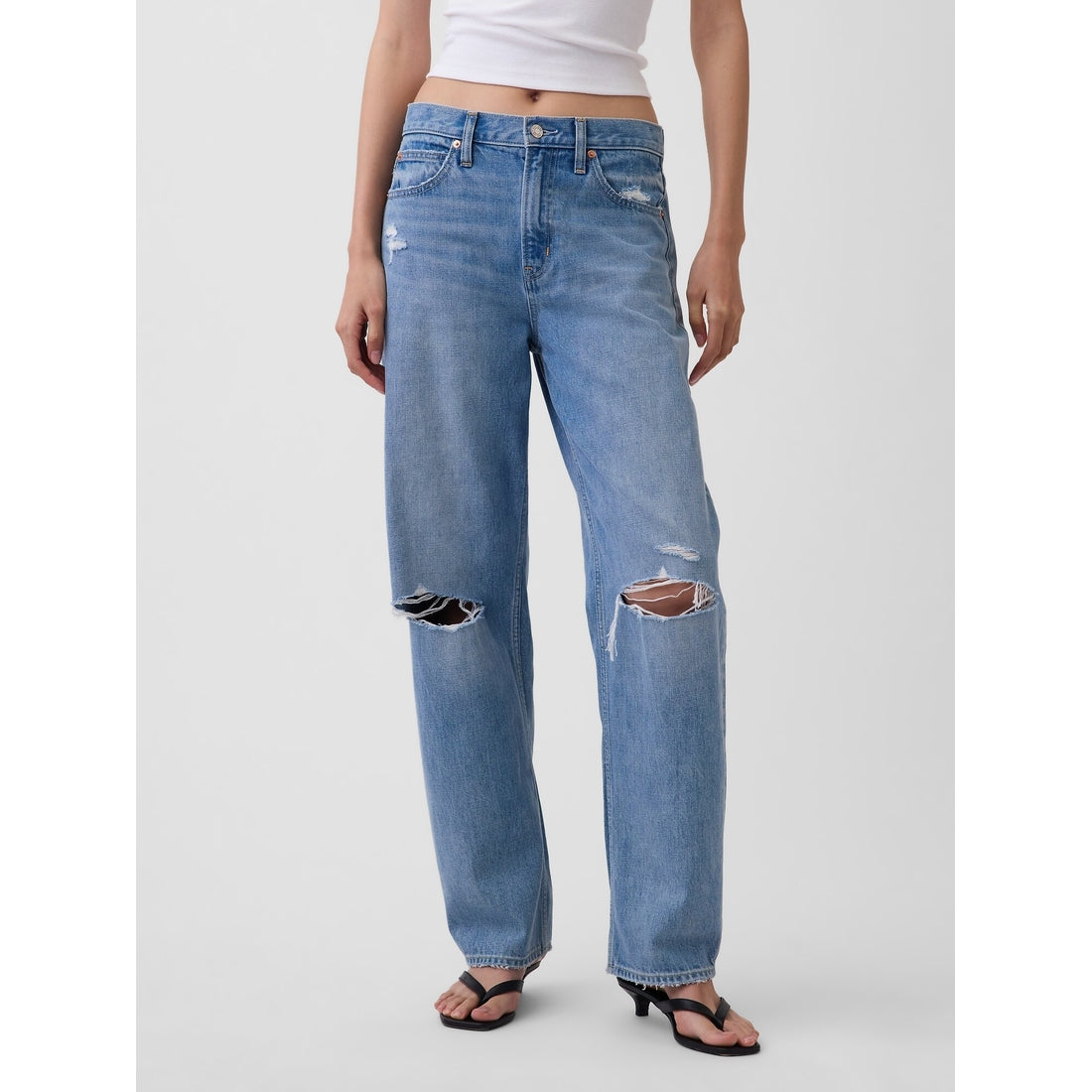 Women's High Rise Barrel Jeans