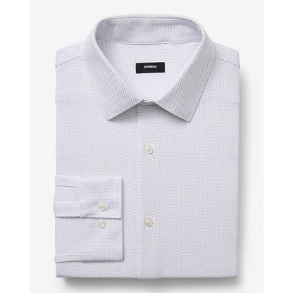 Slim Mini Dot Stretch Modern Tech 1MX Dress Shirt