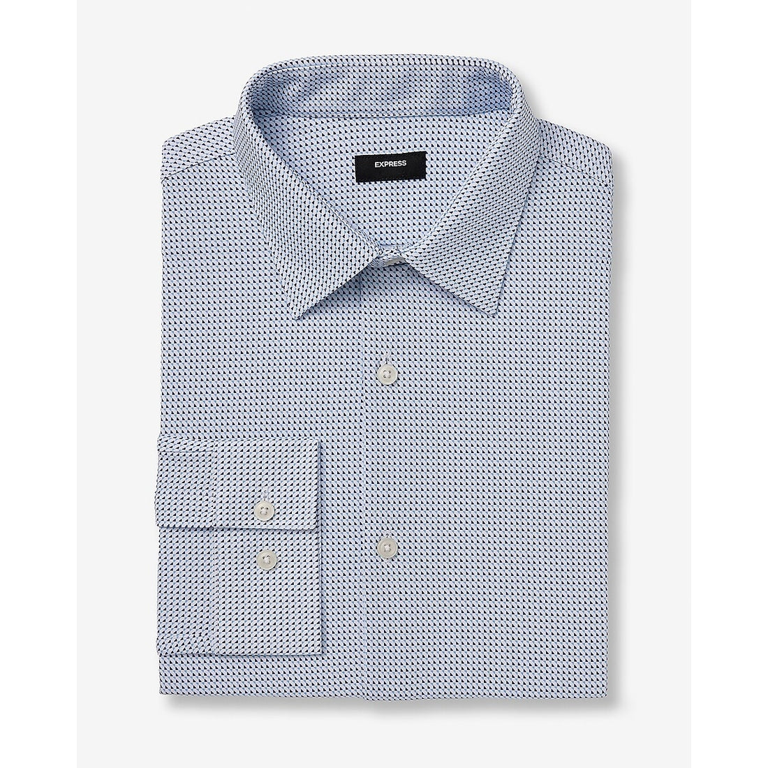 Slim Mini Geo Modern Tech 1MX Dress Shirt