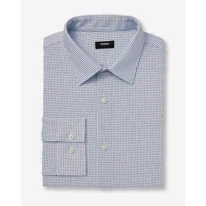 Slim Mini Geo Modern Tech 1MX Dress Shirt