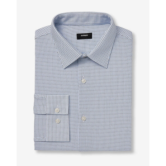 Slim Mini Geo Modern Tech 1MX Dress Shirt