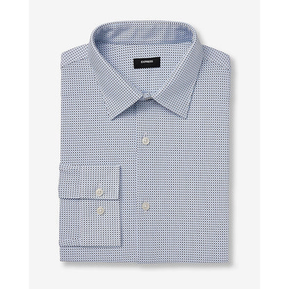 Slim Mini Geo Modern Tech 1MX Dress Shirt