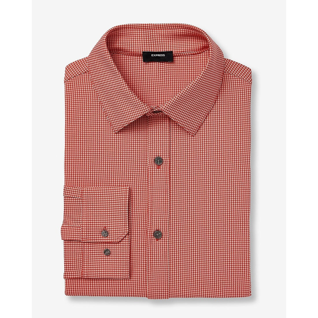Slim Mini Gingham Wrinkle-Resistant Everyday Performance Dress Shirt