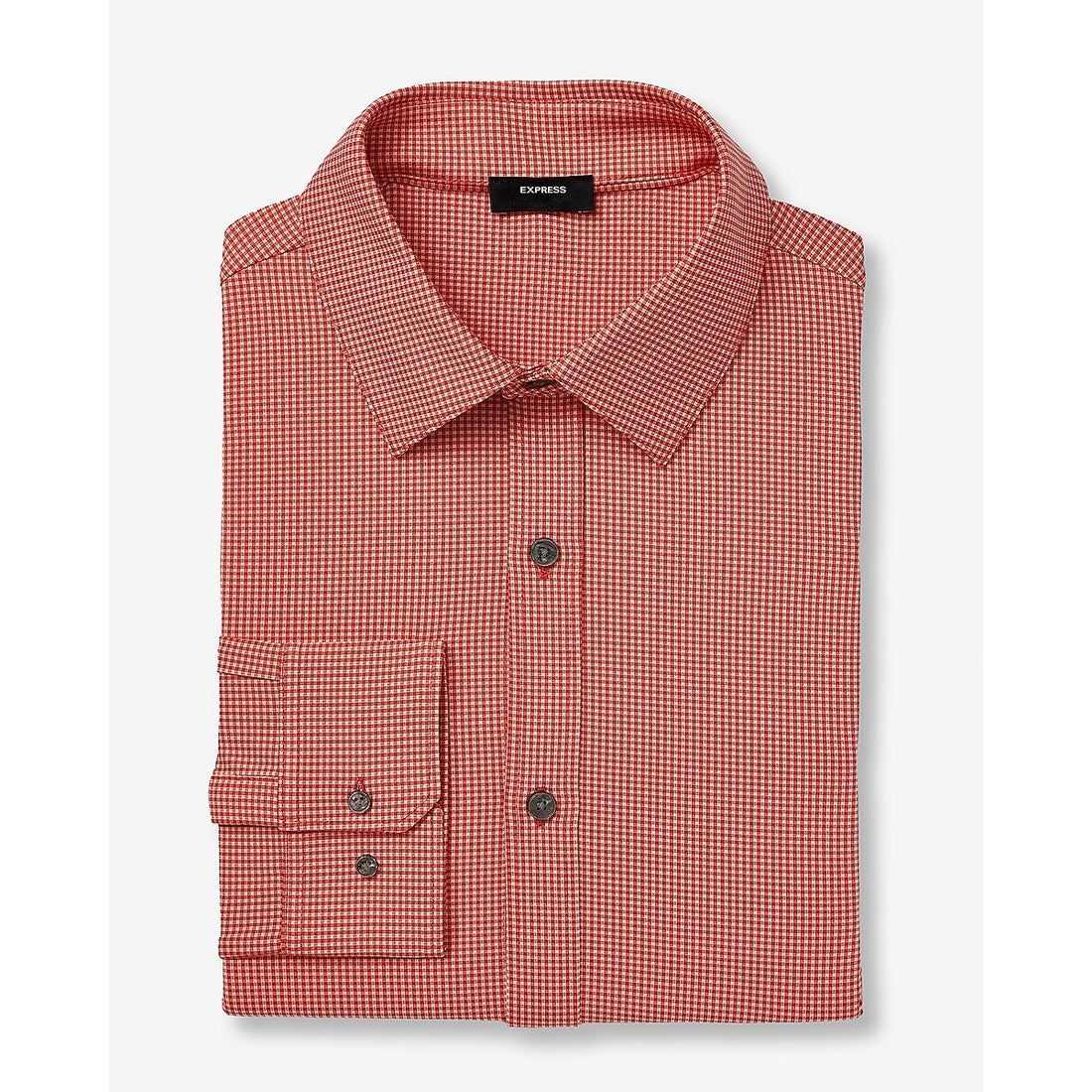 Slim Mini Gingham Wrinkle-Resistant Everyday Performance Dress Shirt