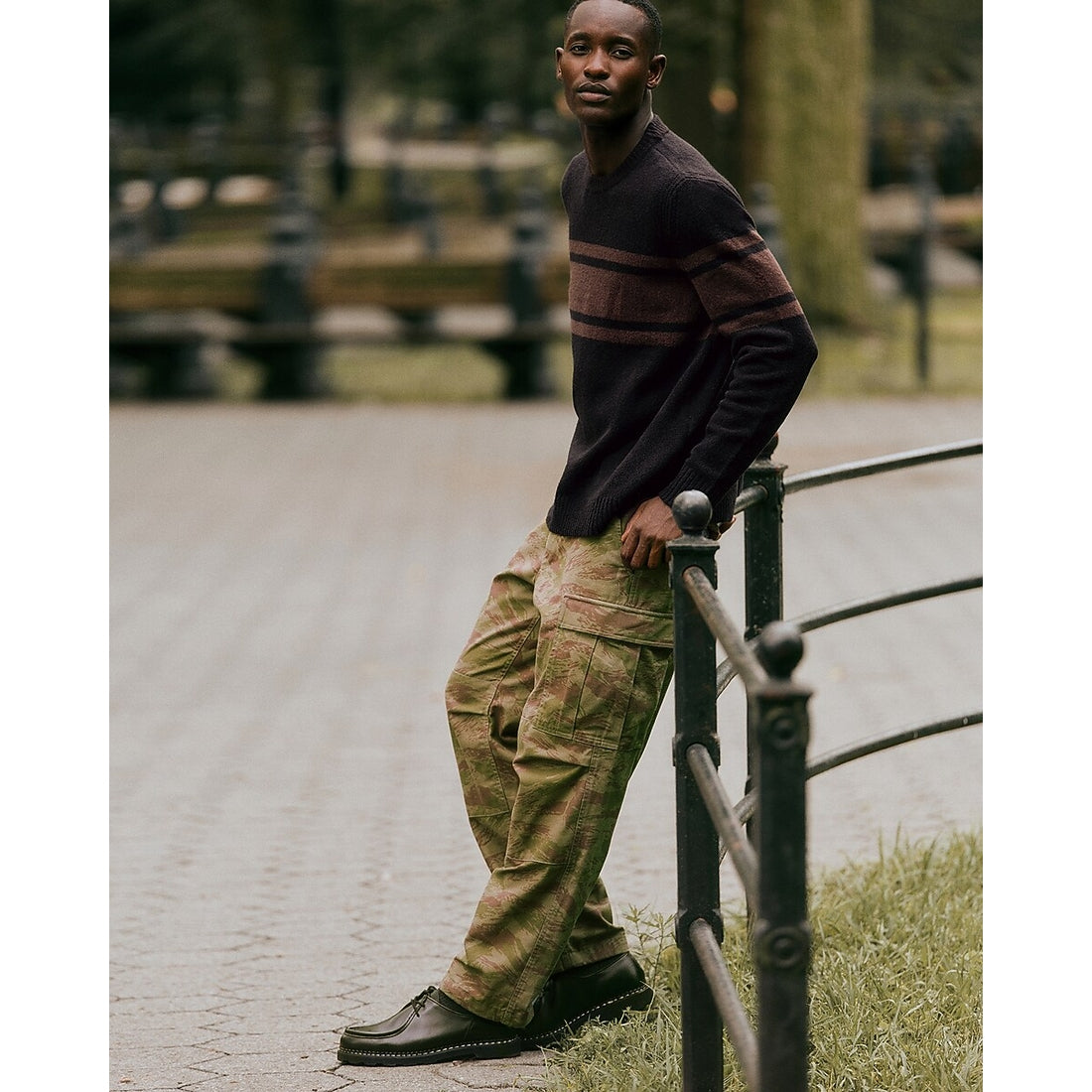 Cotton Camo Cargo Pant