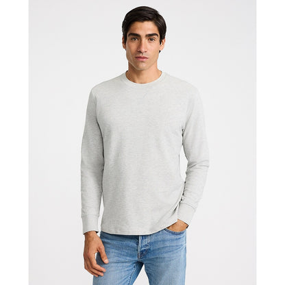 Classic Fit Long Sleeve Crew Neck V-Stitch T-Shirt