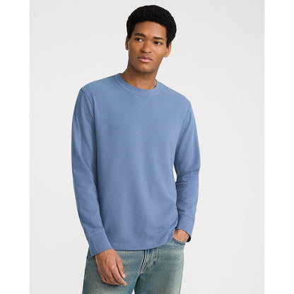 Classic Fit Long Sleeve Crew Neck V-Stitch T-Shirt