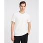 Textured Contrast Trim Perfect Fit Premium Weight Crew Neck T-Shirt