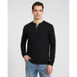 Contrast Tape Long Sleeve Henley