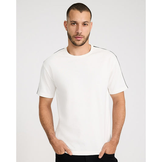 Classic Fit Crew Neck Contrast Trim T-Shirt