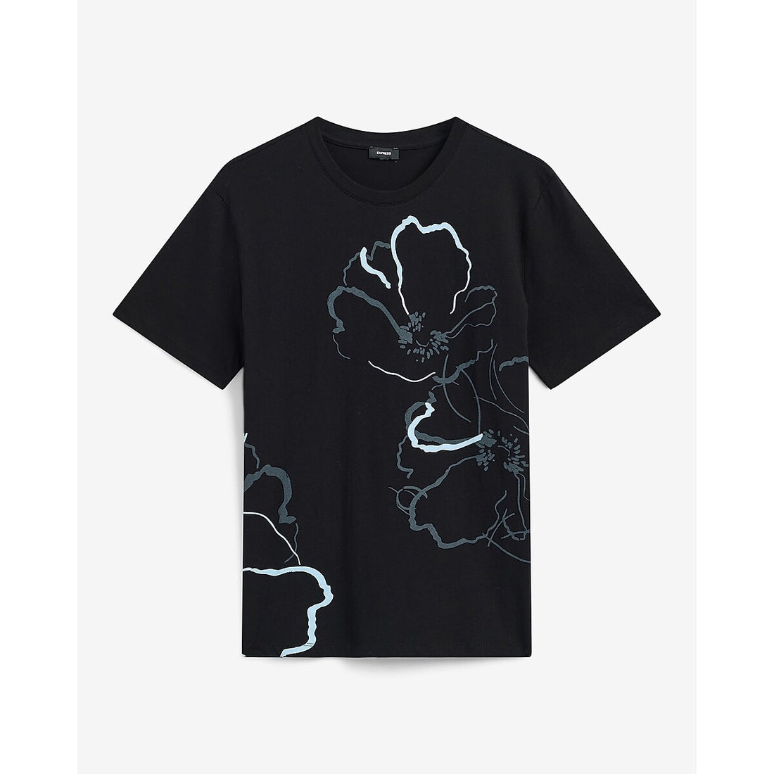 Abstract Flower Graphic T-Shirt