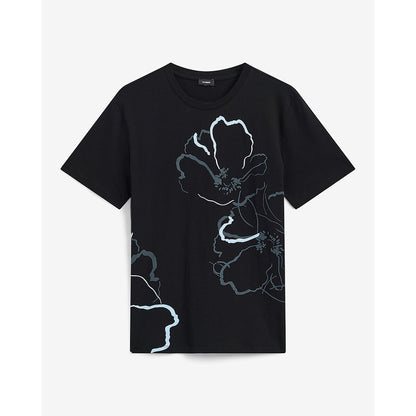 Abstract Flower Graphic T-Shirt