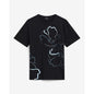 Abstract Flower Graphic T-Shirt