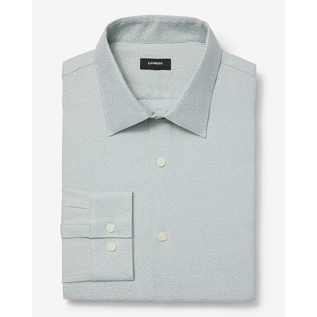 Slim Textured Mini Floral Modern Tech 1MX Dress Shirt