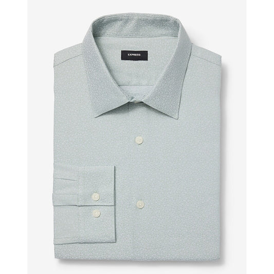 Slim Textured Mini Floral Modern Tech 1MX Dress Shirt