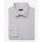 Slim Mini Geo Tile Print Stretch Modern Tech 1MX Dress Shirt