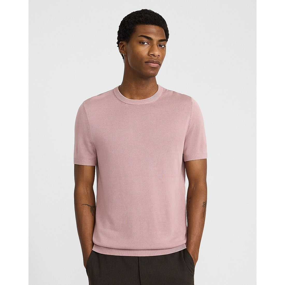Luxtouch Jersey Crew Neck Sweater T-Shirt