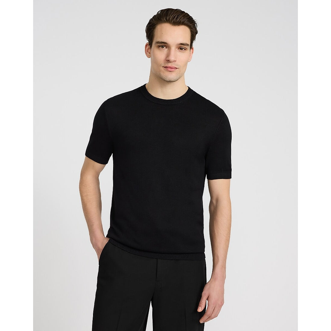 Luxtouch Jersey Crew Neck Sweater T-Shirt
