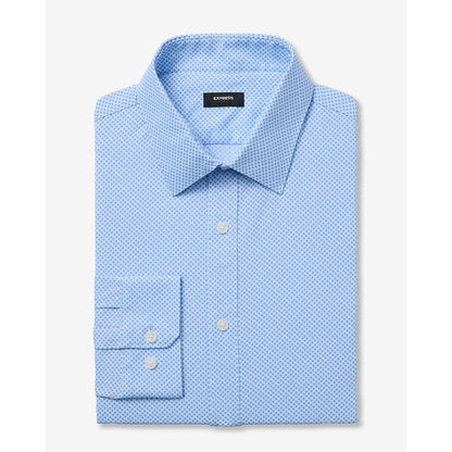 Slim Mini Geo Floral Wrinkle-Resistant Everyday Performance Dress Shirt