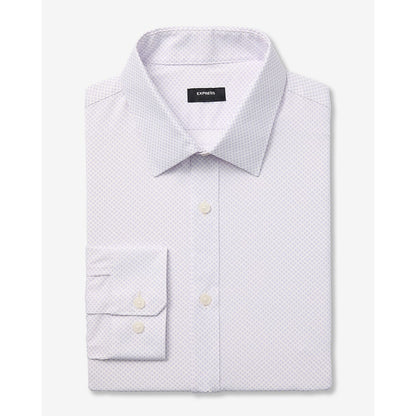 Slim Mini Geo Floral Wrinkle-Resistant Everyday Performance Dress Shirt