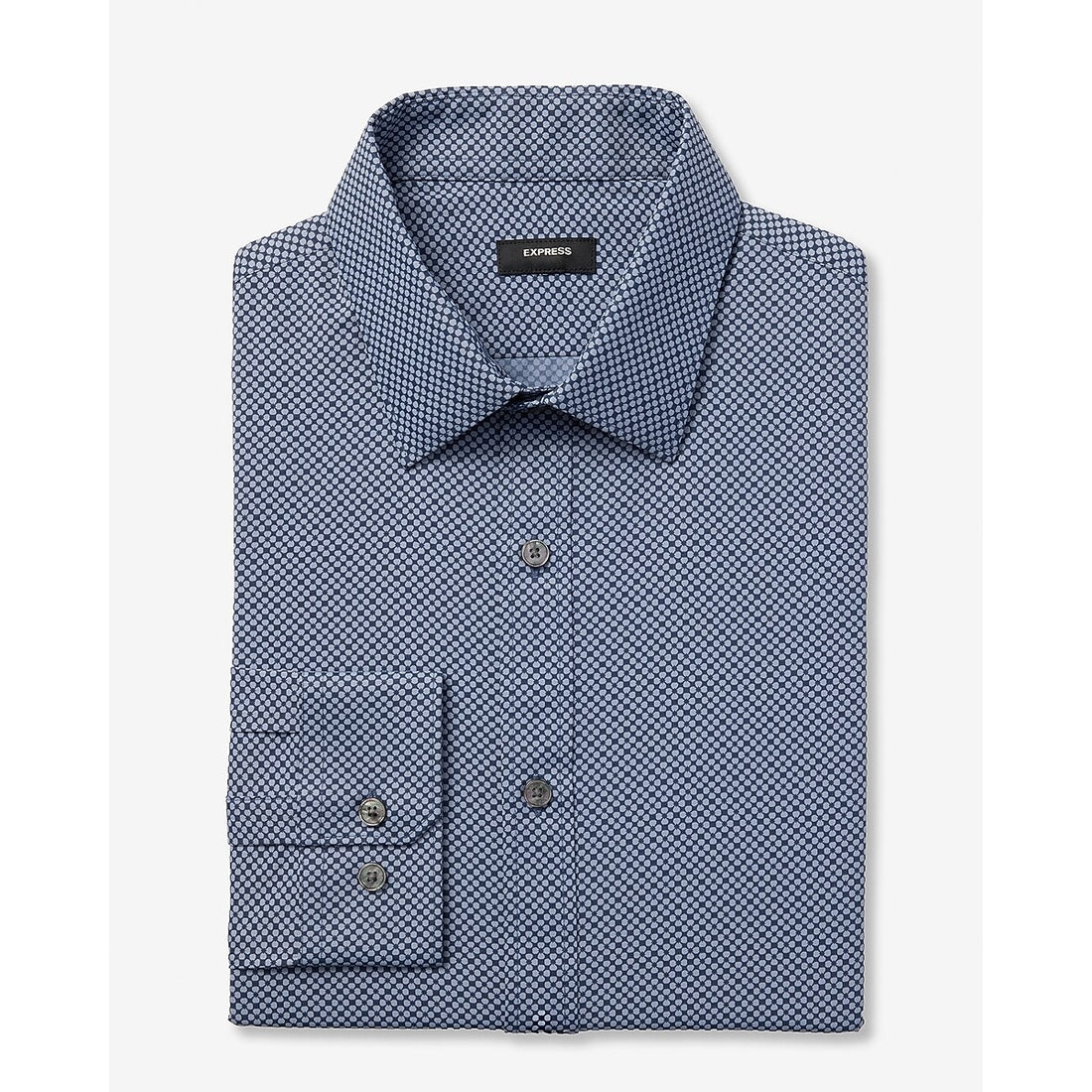 Slim Mini Geo Floral Wrinkle-Resistant Everyday Performance Dress Shirt